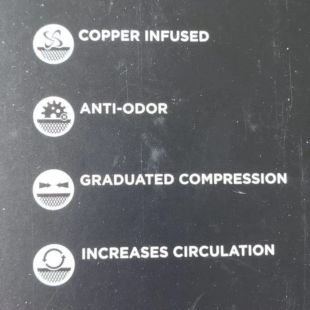NWT - Copper Fit (set of 2 boxes) Unisex Energy Compression Socks XL